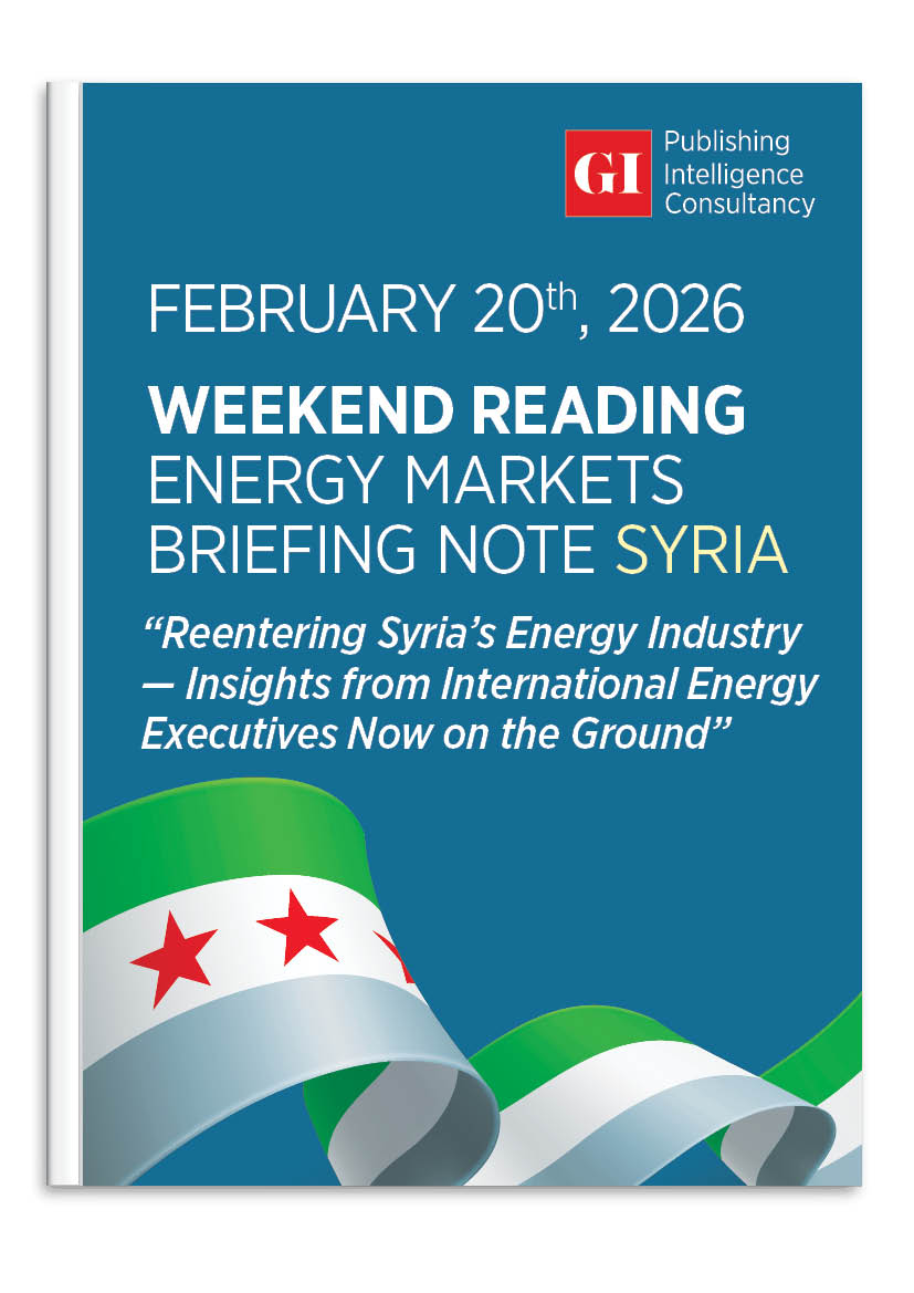 WEEKEND READING ENERGY MARKETS BRIEFING NOTE SYRIA
