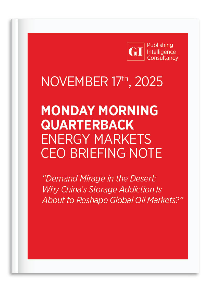 MONDAY MORNING QUARTERBACK ENERGY MARKETS CEO BRI