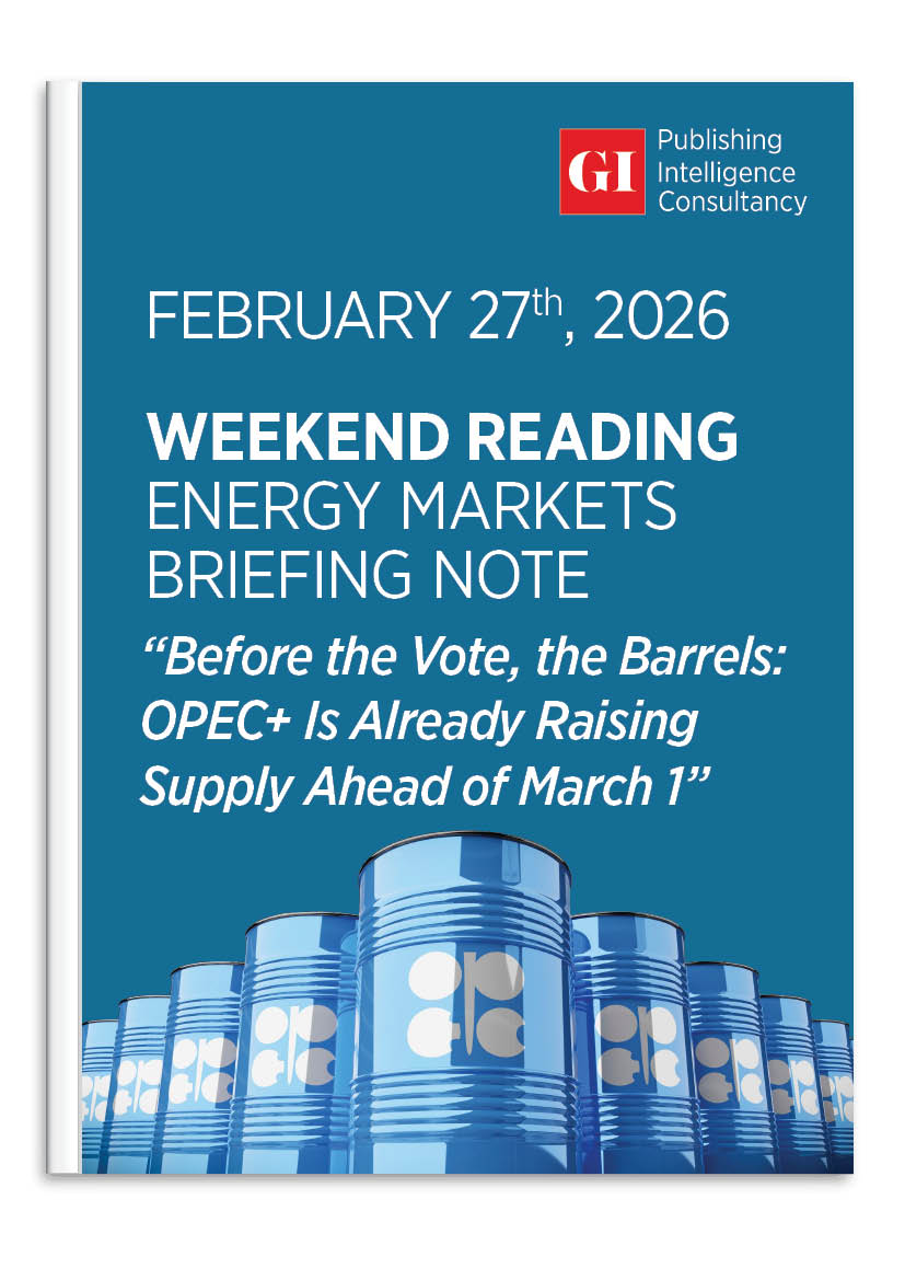 WEEKEND READING ENERGY MARKETS BRIEFING NOTE OPEC