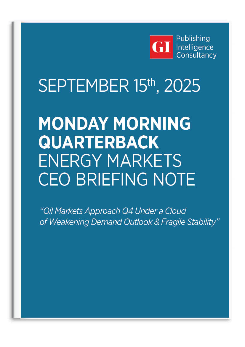 MONDAY MORNING QUARTERBACK ENERGY MARKETS CEO BRI
