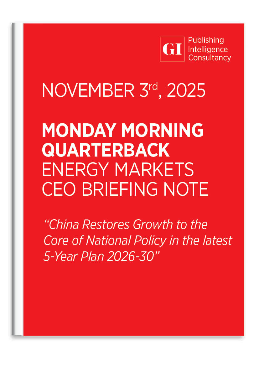 MONDAY MORNING QUARTERBACK ENERGY MARKETS CEO BRI