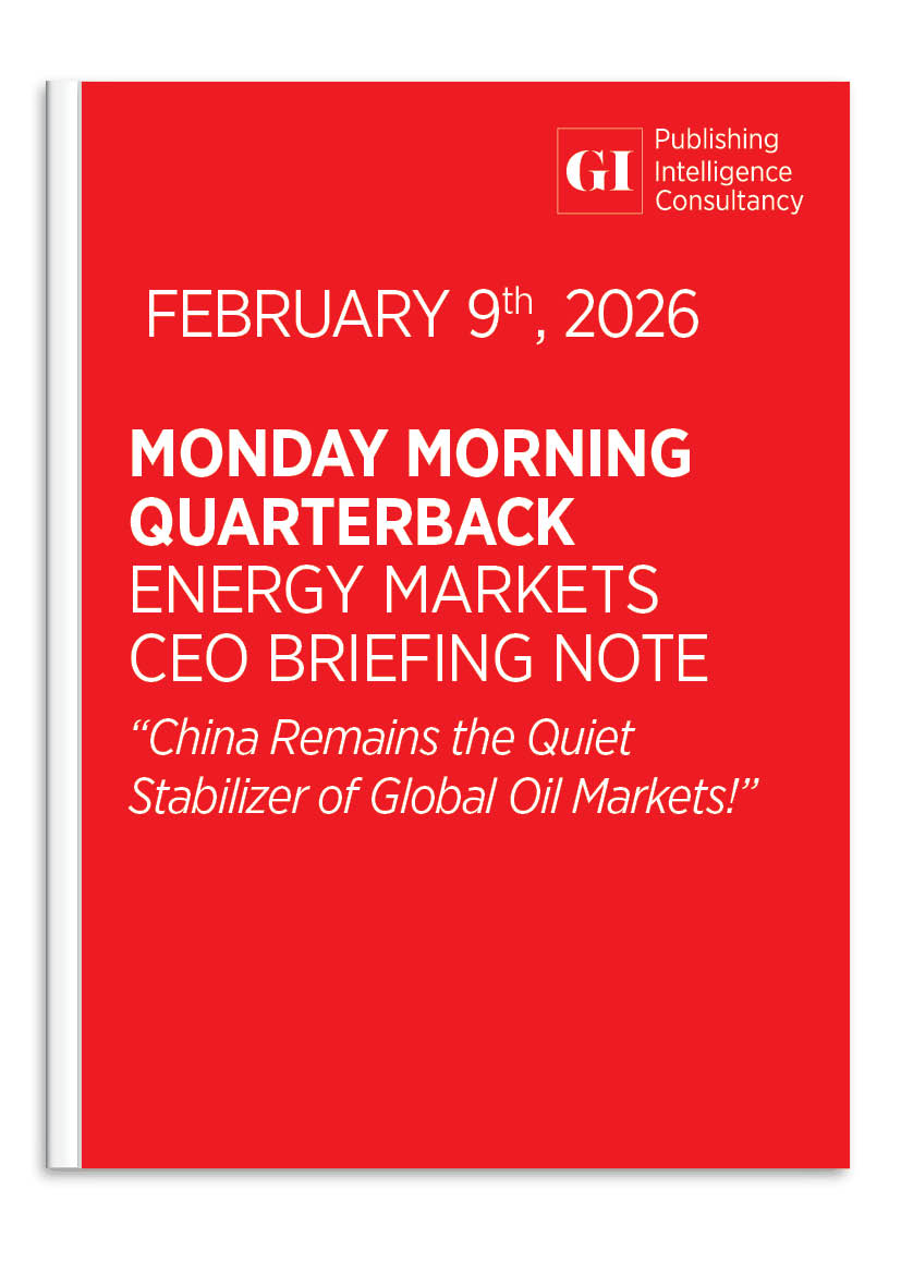 MONDAY MORNING QUARTERBACK ENERGY MARKETS CEO BRI
