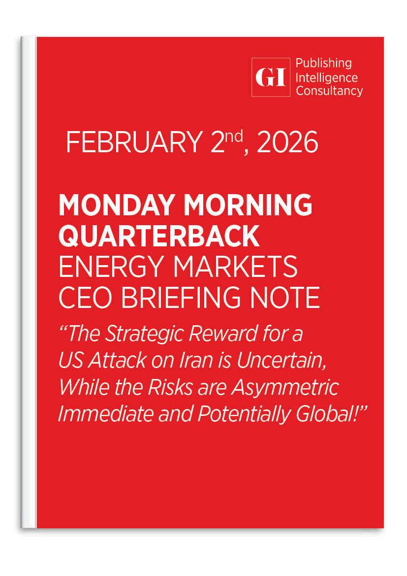 MONDAY MORNING QUARTERBACK ENERGY MARKETS CEO BRI