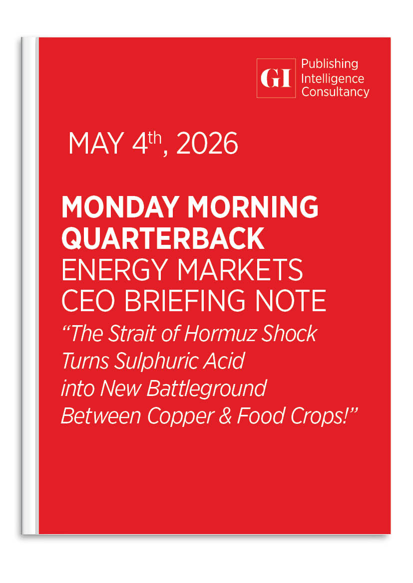 MONDAY MORNING QUARTERBACK ENERGY MARKETS CEO BRI