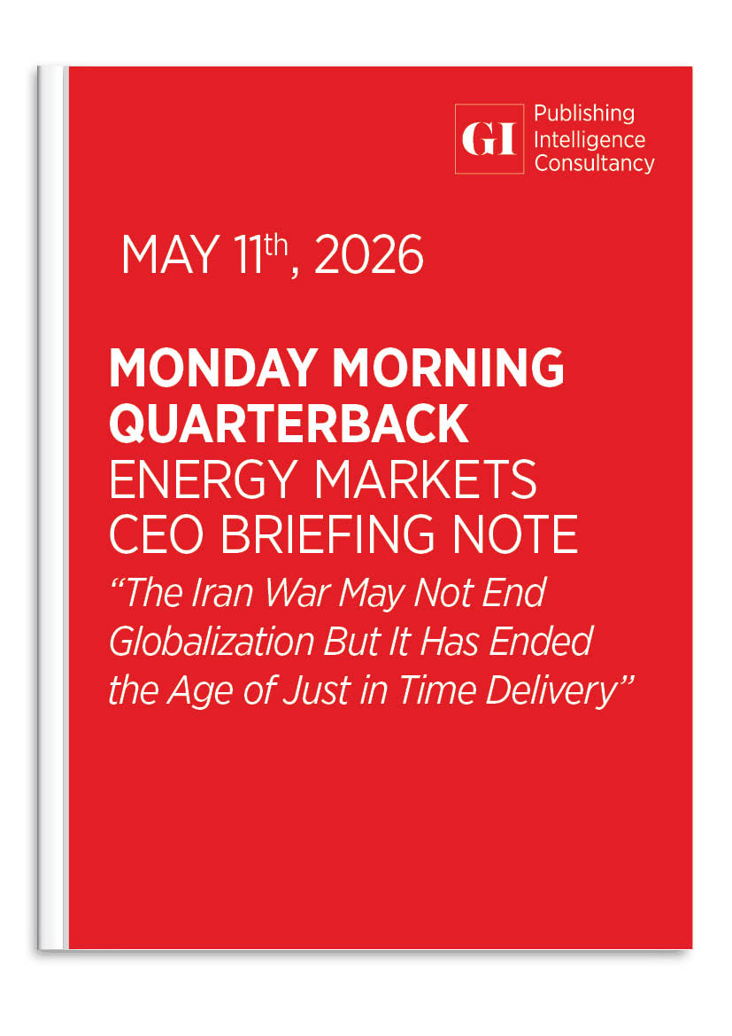 MONDAY MORNING QUARTERBACK ENERGY MARKETS CEO BRIE